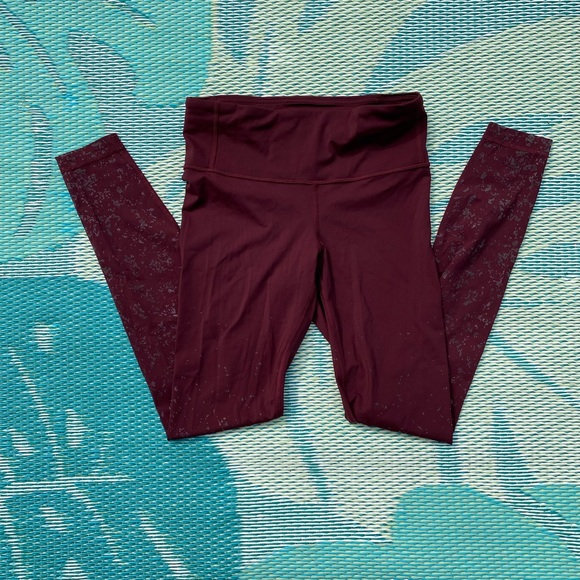 Lululemon Athletica Speed Wunder Mid-Rise Tight 28" *Speckle Shine - Picture 1 of 7